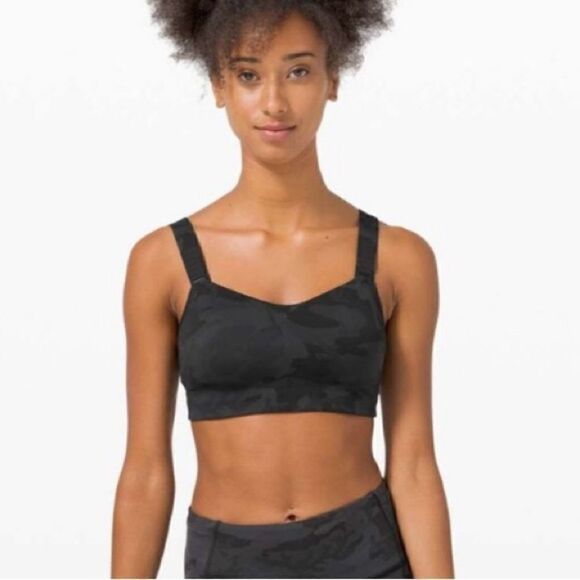 Lululemon Swift Speed Bra *High Support, A–E Cups
Incognito Camo Multi Grey 32DD - Picture 1 of 11